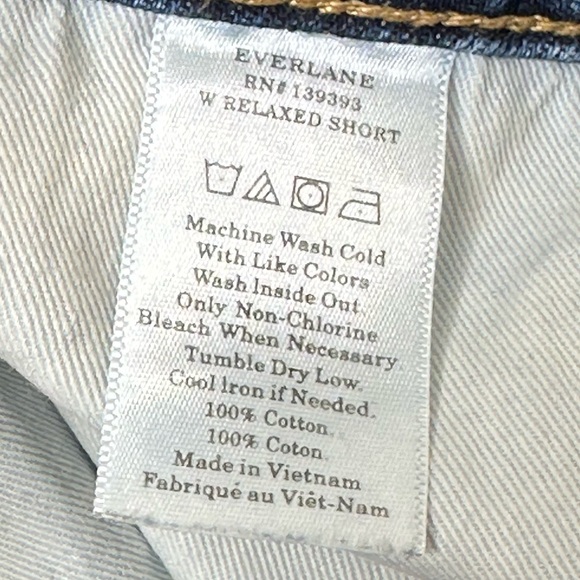 Everlane Women’s Demin Shorts Size 27 - Picture 5 of 8